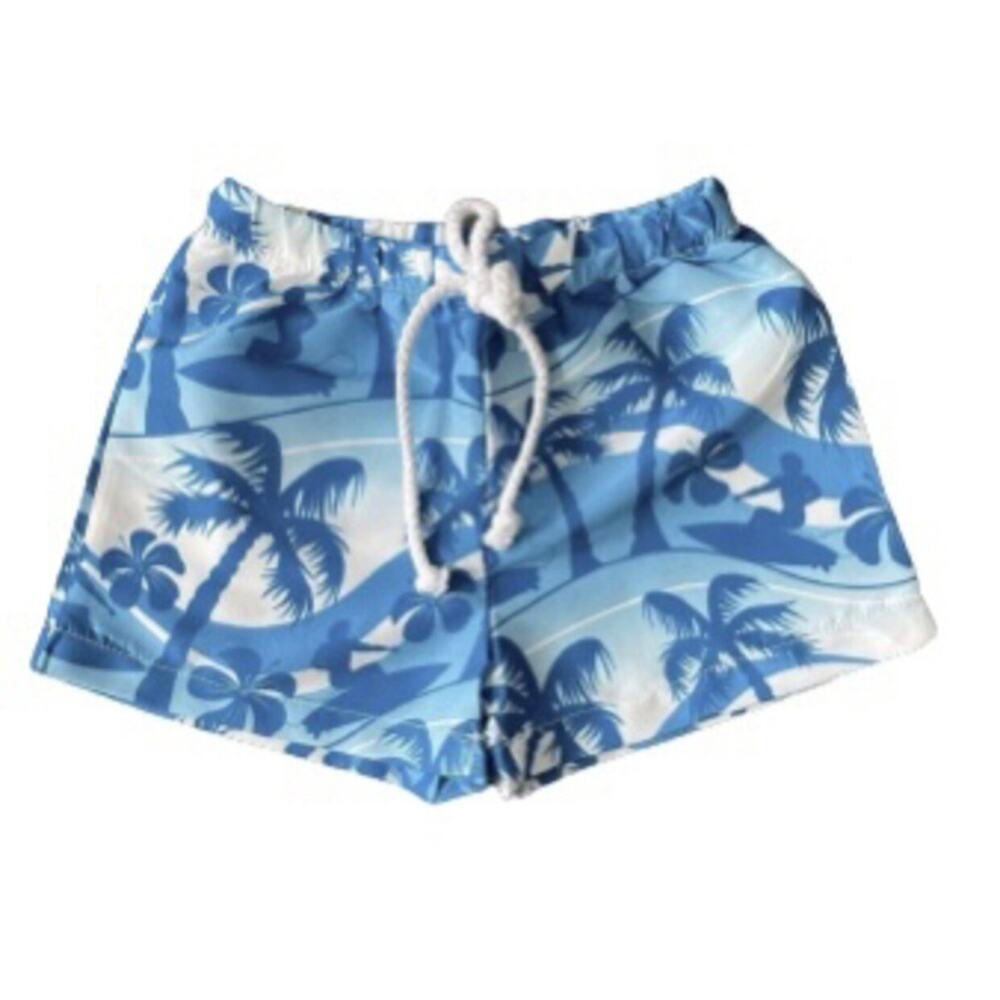 Brand New Surfer Hawaiian Swim Trunks 12-18m